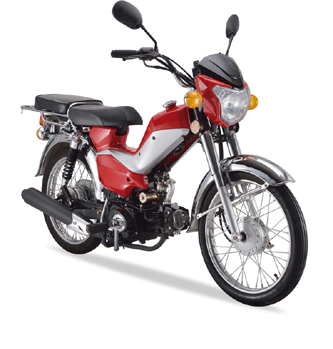 red moped
